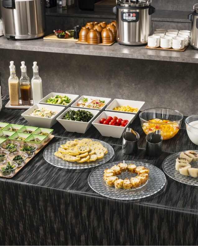 レストランでの食事の写真